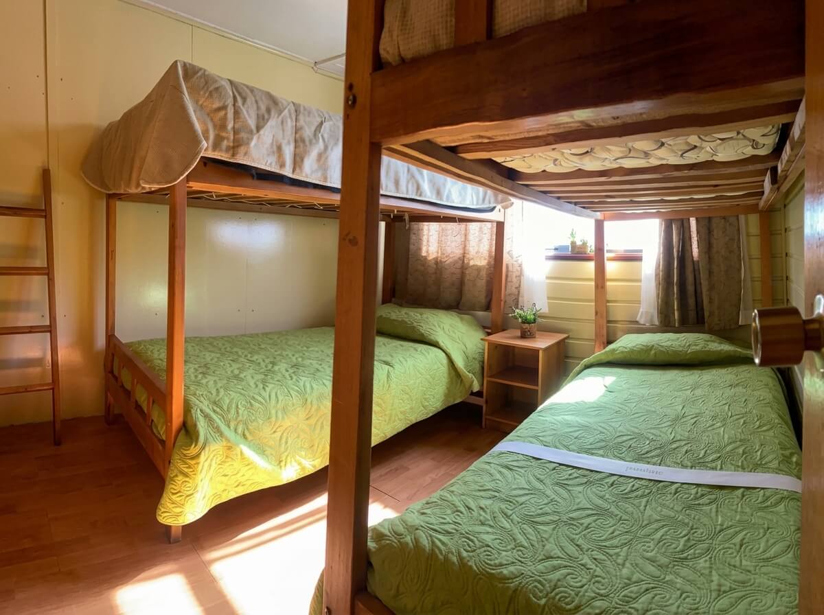 Habitación con camarotes para grupos